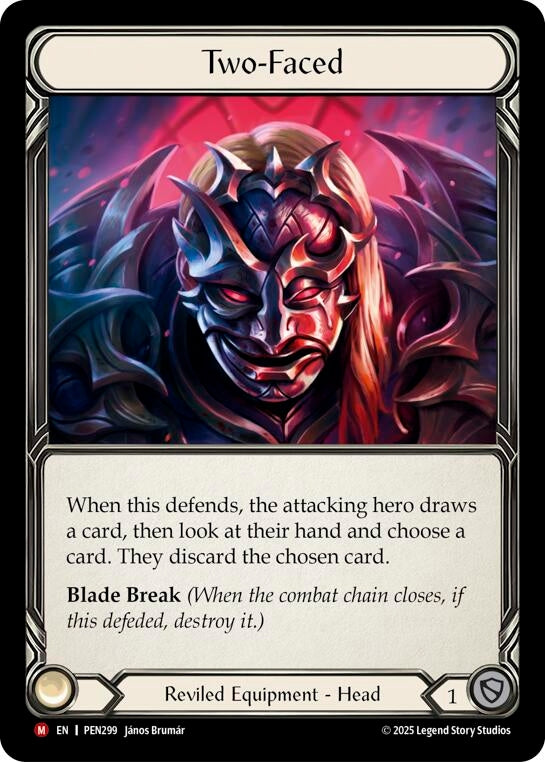 Image for Two-Faced (PEN299) (PEN) - Flesh and Blood TCG