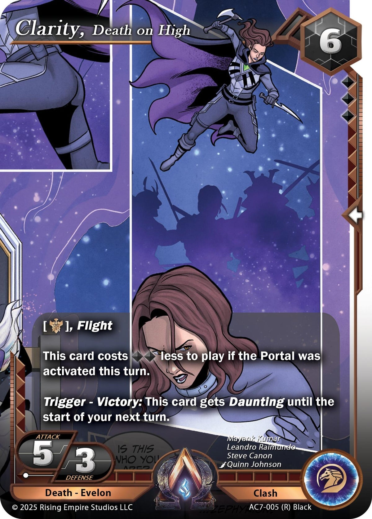 Image for Clarity, Death on High (AC7-005) (AC7) - Alpha Clash
