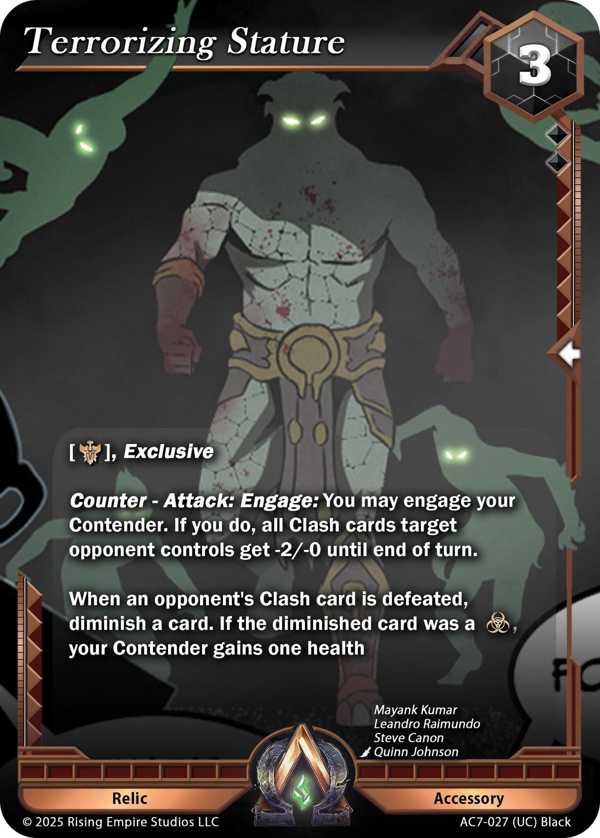 Image for Terrorizing Stature (AC7-027) (AC7) - Alpha Clash