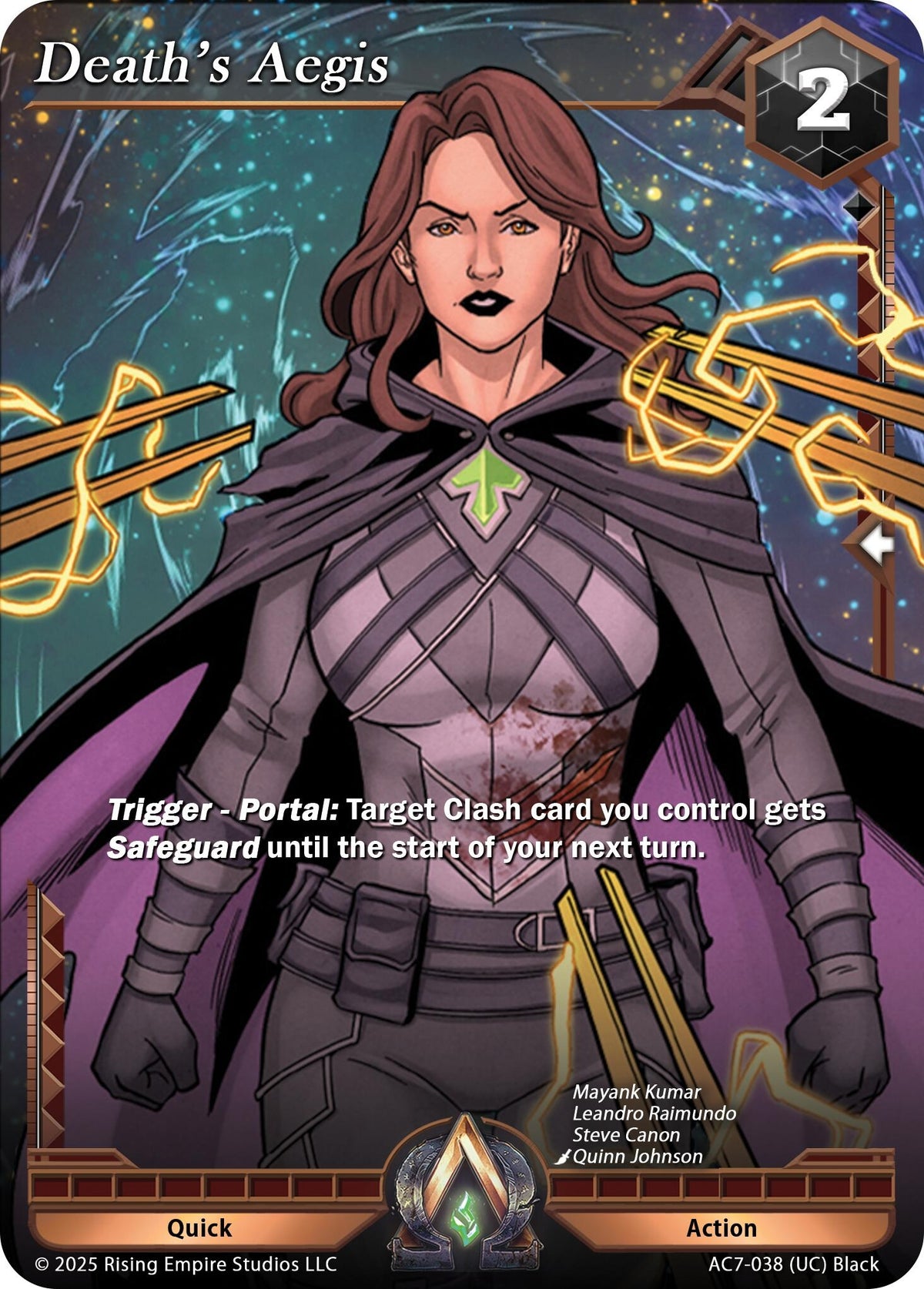 Image for Death's Aegis (AC7-038) (AC7) - Alpha Clash