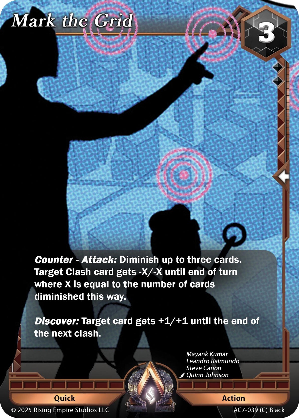 Image for Mark the Grid (AC7-039) (AC7) - Alpha Clash