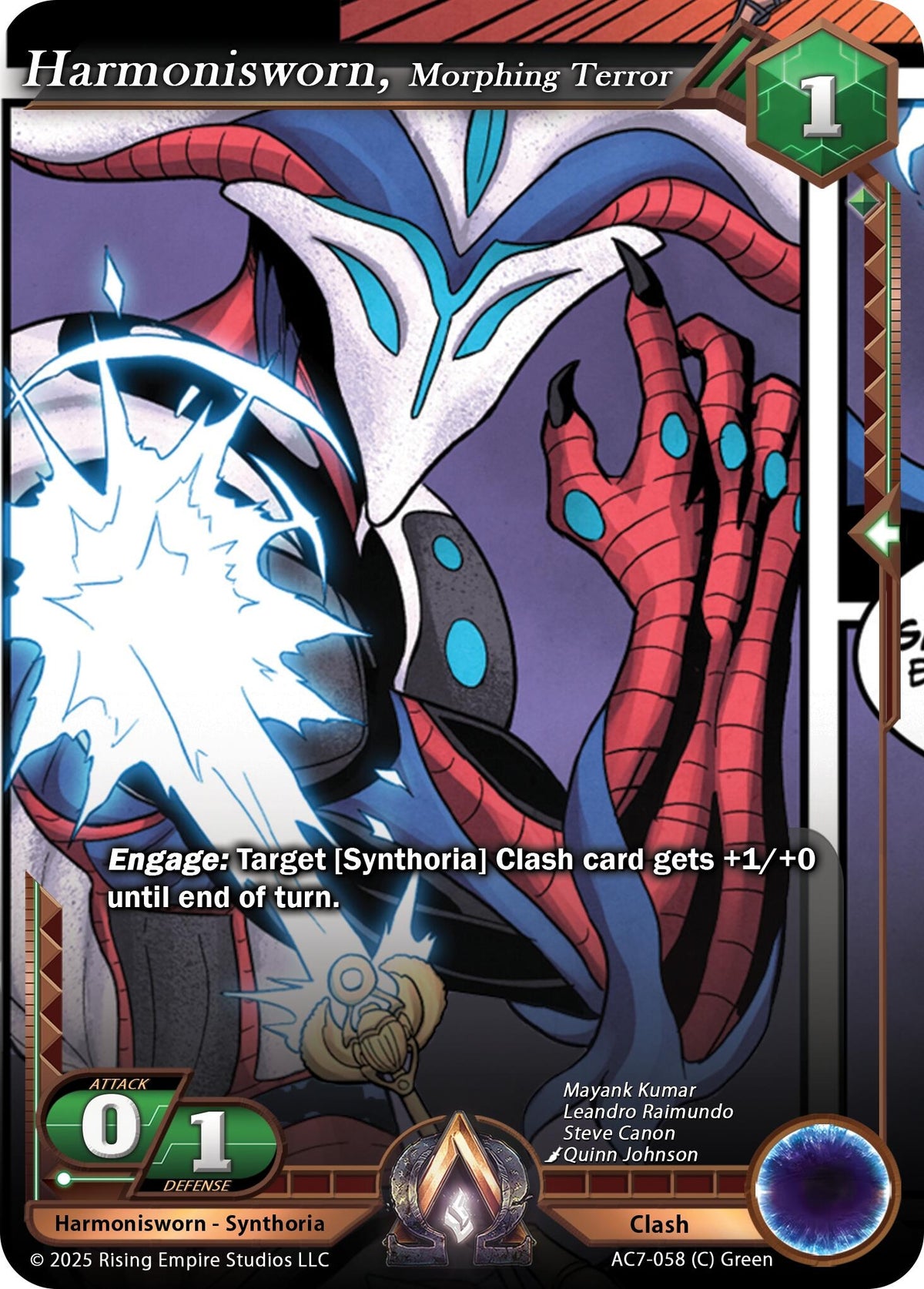 Image for Harmonisworn, Morphing Terror (AC7-058) (AC7) - Alpha Clash
