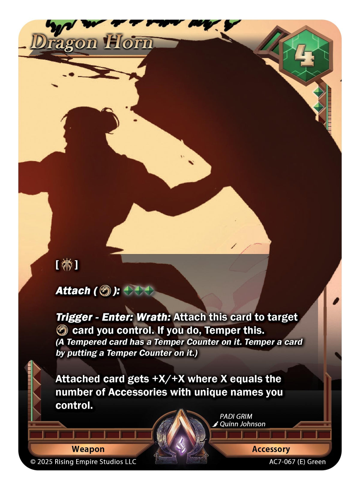Image for Dragon Horn (AC7-067) (AC7) - Alpha Clash