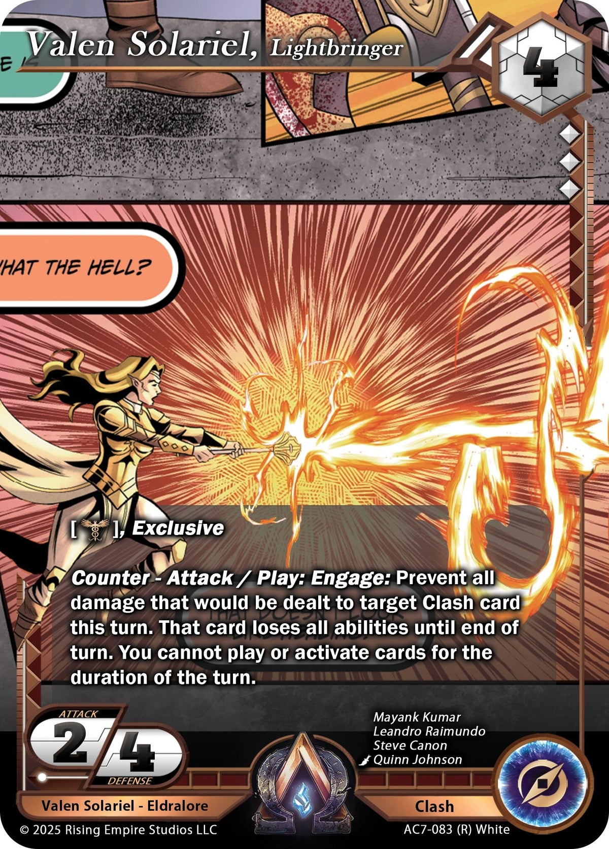 Image for Valen Solariel, Lightbringer (AC7-083) (AC7) - Alpha Clash