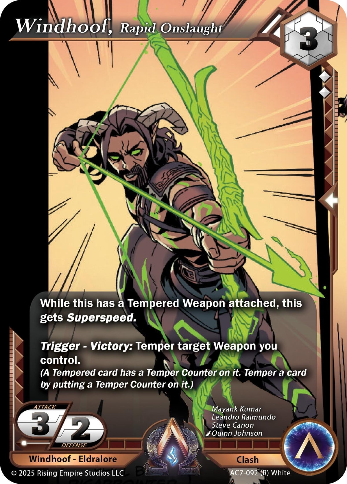 Image for Windhoof, Rapid Onslaught (AC7-092) (AC7) - Alpha Clash