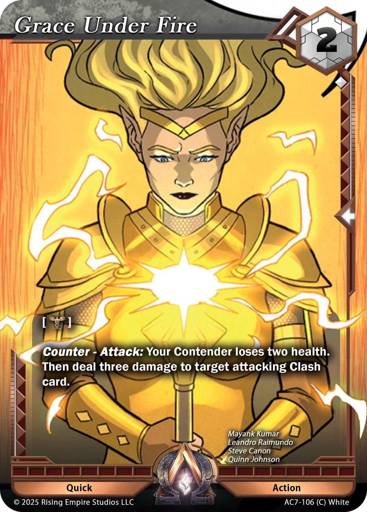 Image for Grace Under Fire (AC7-106) (AC7) - Alpha Clash