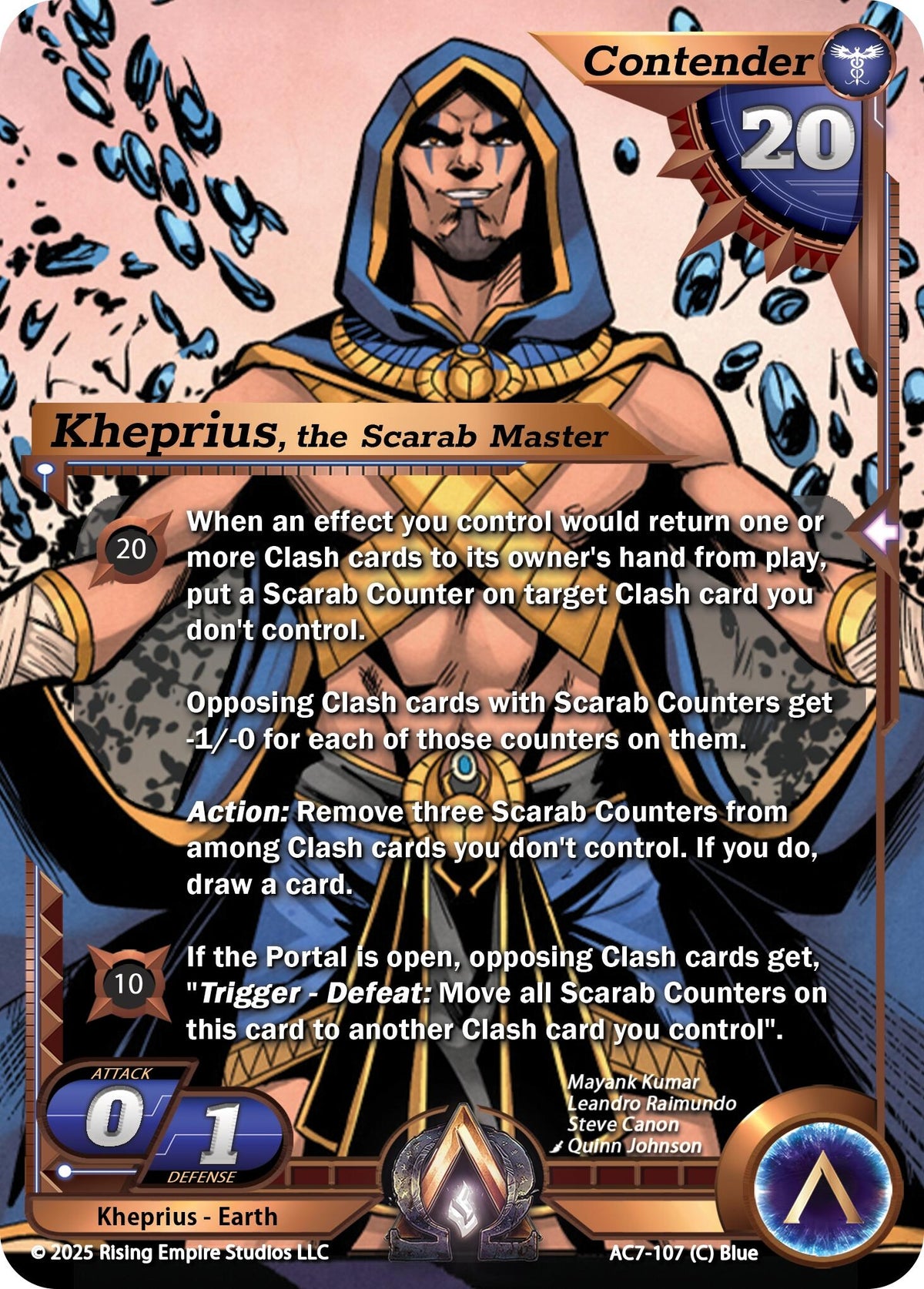 Image for Kheprius, the Scarab Master (AC7-107) (AC7) - Alpha Clash