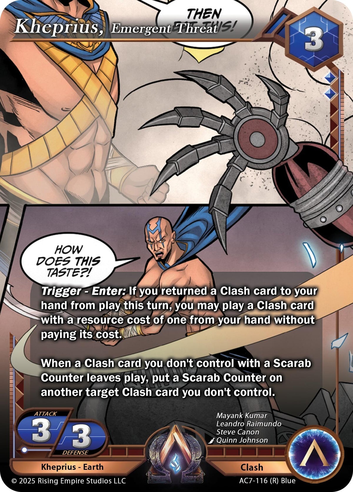 Image for Kheprius, Emergent Threat (AC7-116) (AC7) - Alpha Clash