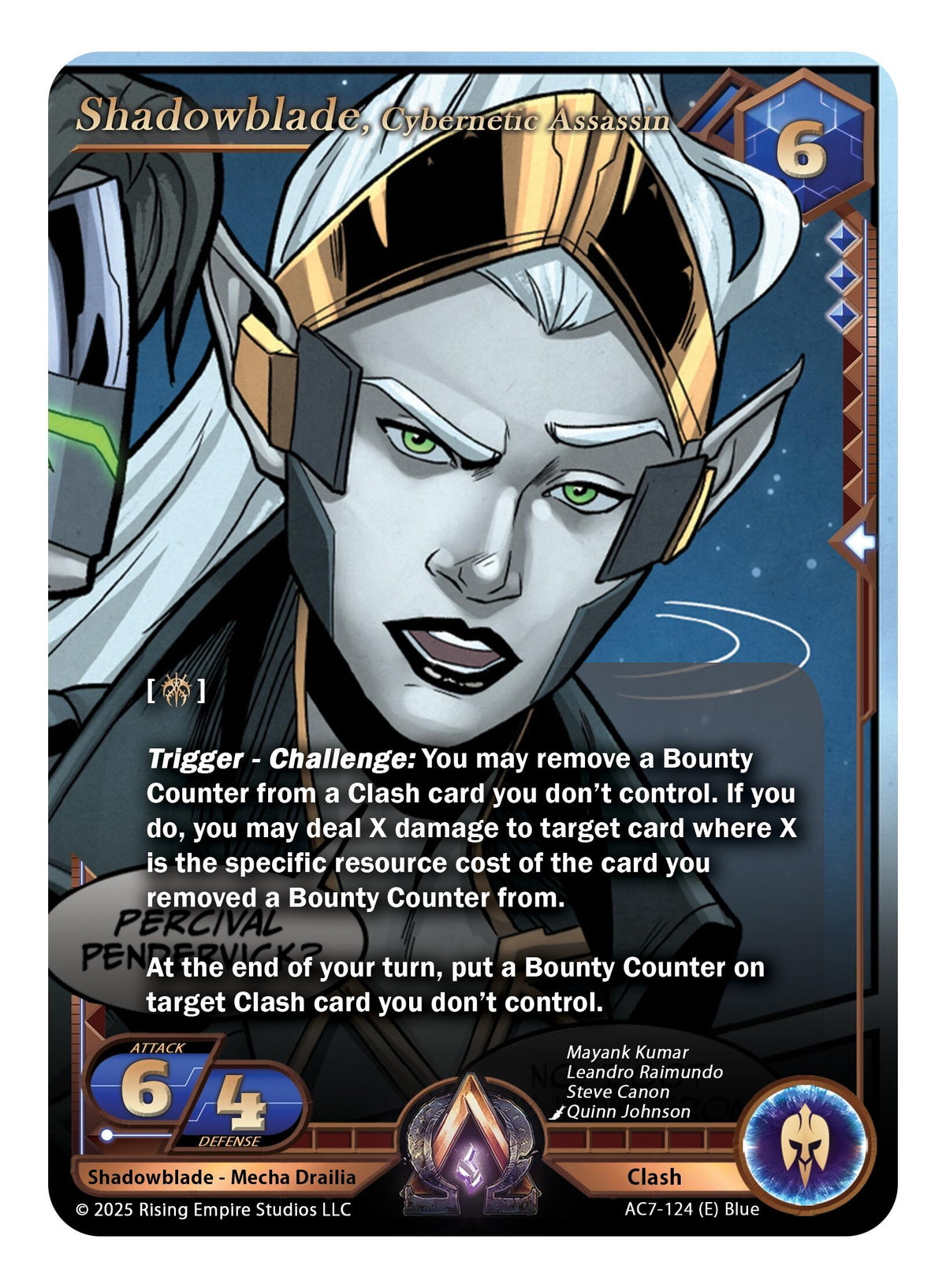 Image for Shadowblade, Cybernetic Assassin (AC7-124) (AC7) - Alpha Clash