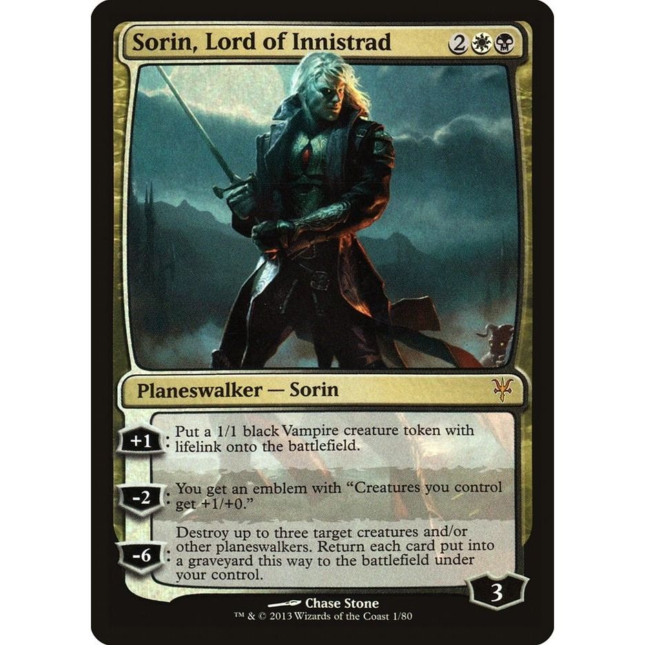 Image for Sorin, Lord of Innistrad (1) (DDK) - Magic: The Gathering