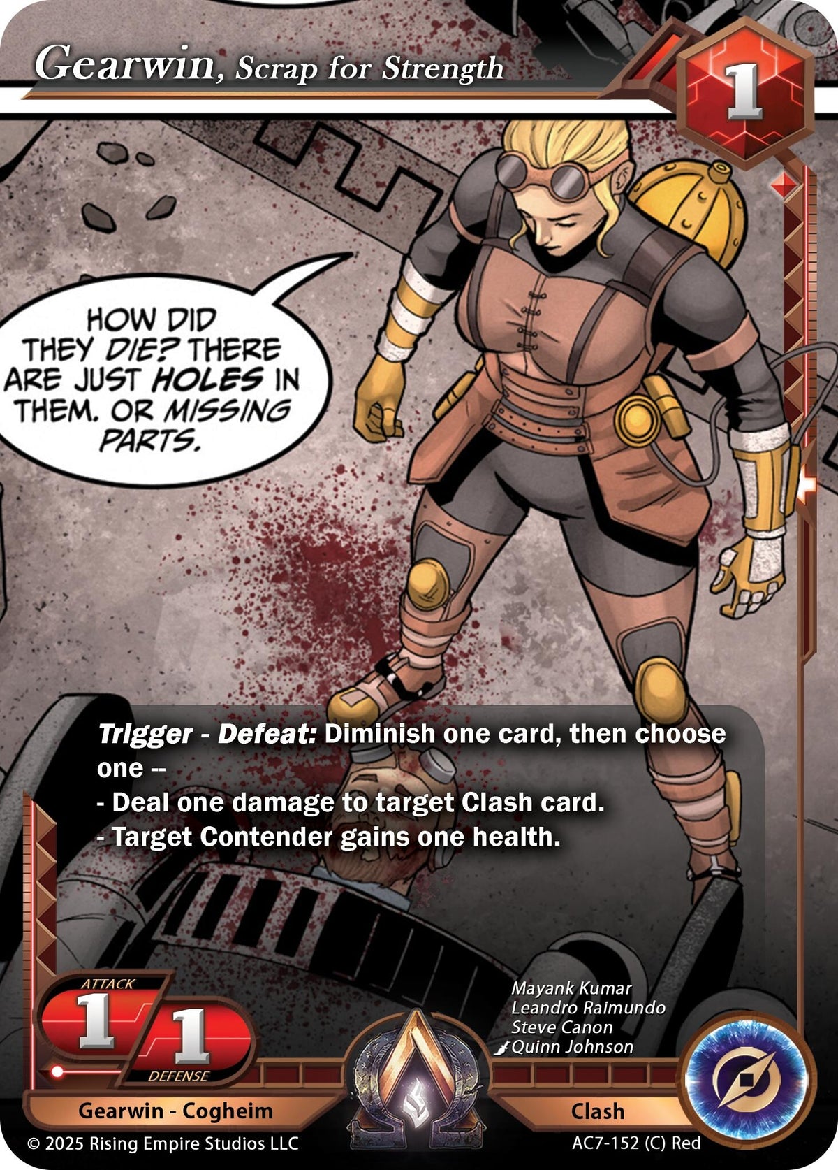 Image for Gearwin, Scrap for Strength (AC7-152) (AC7) - Alpha Clash