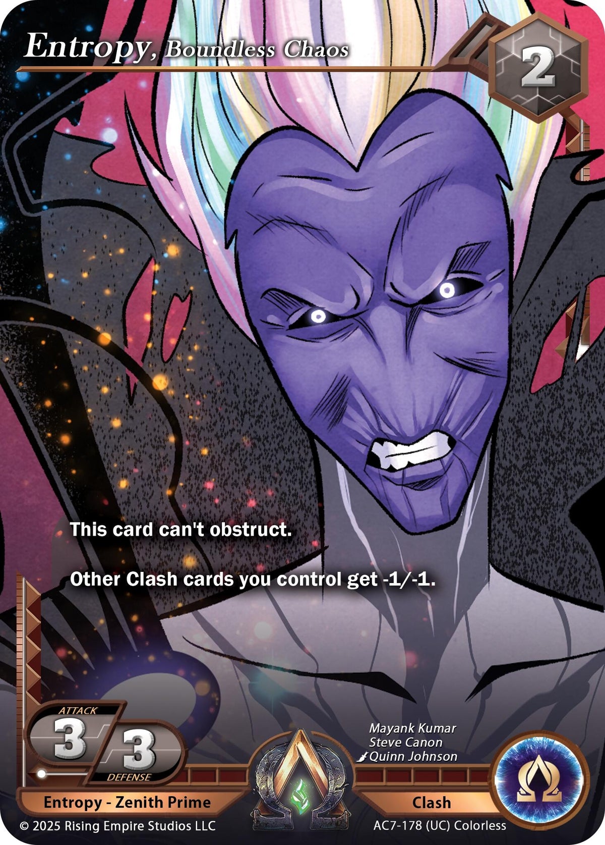 Image for Entropy, Boundless Chaos (AC7-178) (AC7) - Alpha Clash