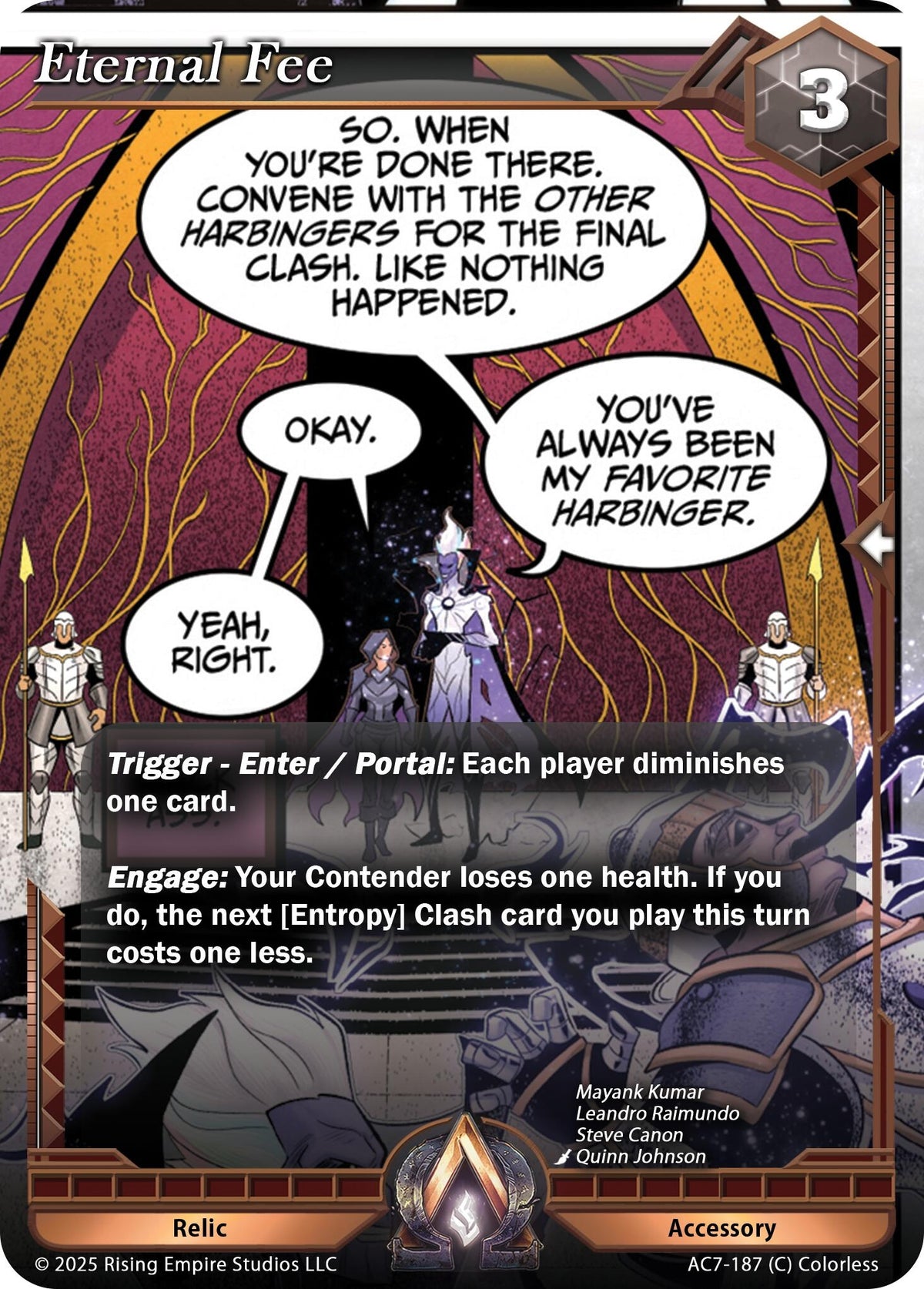 Image for Eternal Fee (AC7-187) (AC7) - Alpha Clash