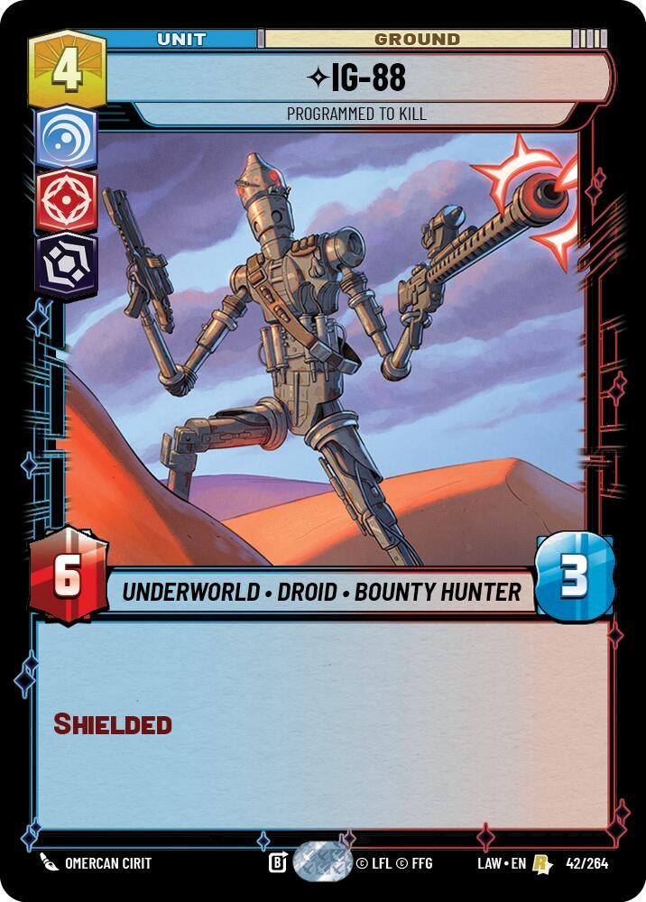 Image for IG-88 - Programmed to Kill (42/264) (LAW) - Star Wars: Unlimited