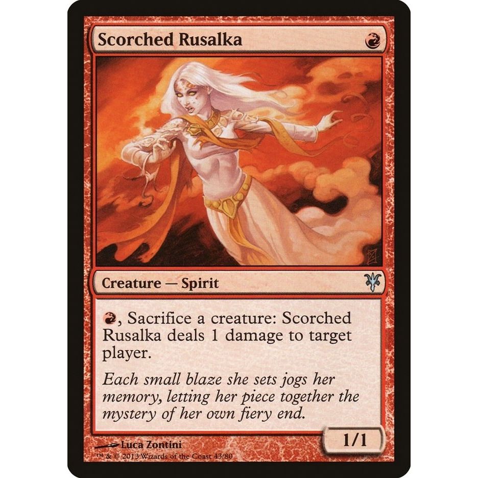 Image for Scorched Rusalka (43) (DDK) - Magic: The Gathering