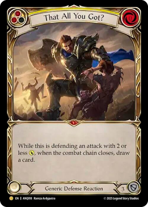 Image for That All You Got (Yellow) (ANQ018) (ANQ018) (ANQ) - Flesh and Blood TCG
