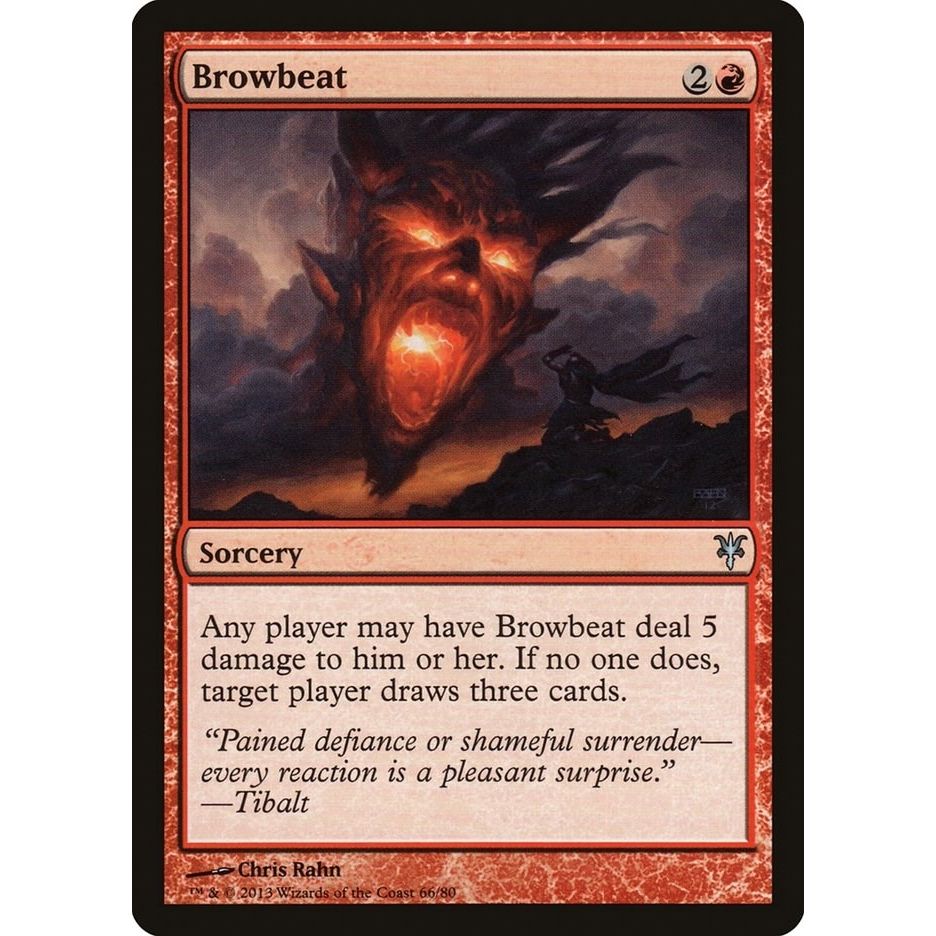 Image for Browbeat (66) (DDK) - Magic: The Gathering