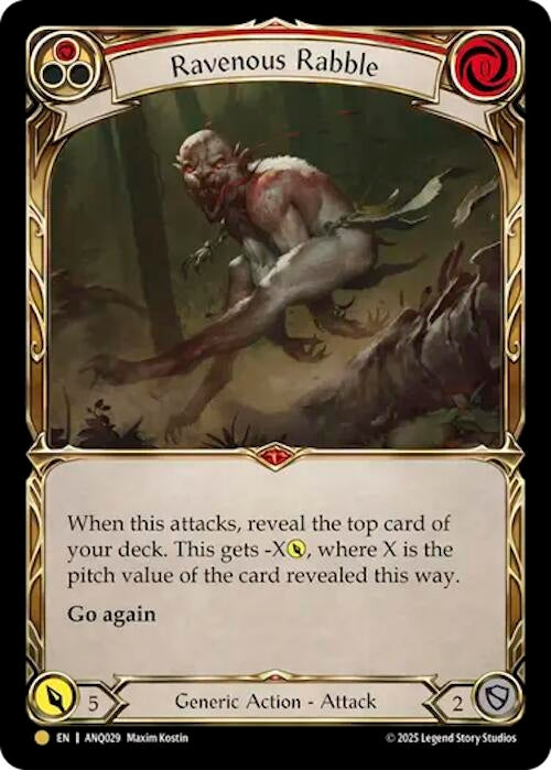 Image for Ravenous Rabble (Red) (ANQ029) (ANQ029) (ANQ) - Flesh and Blood TCG