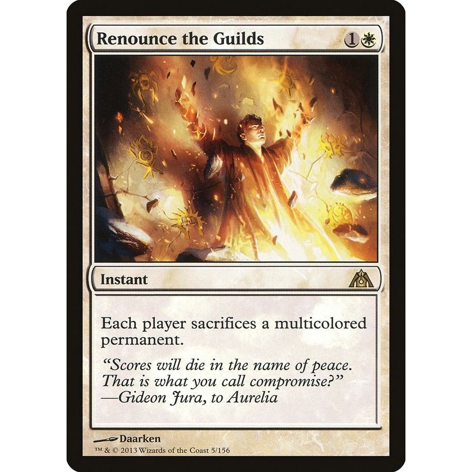 Image for Renounce the Guilds (5) (DGM) - Magic: The Gathering