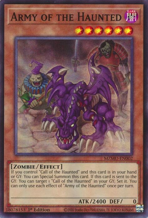 Image for Army of the Haunted (MZMU-EN002) - YuGiOh