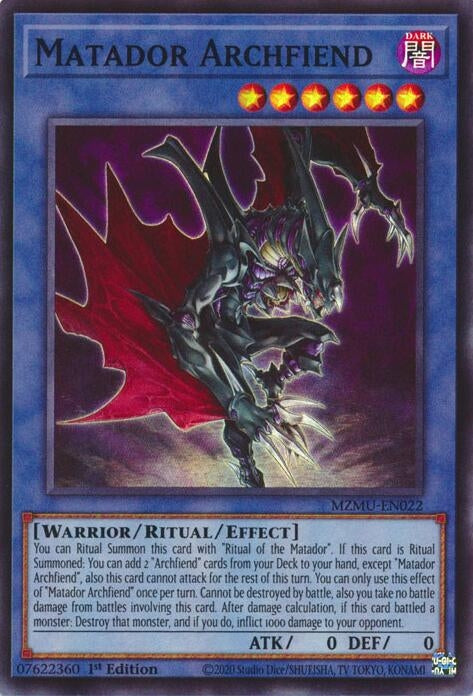 Image for Matador Archfiend (MZMU-EN022) - YuGiOh