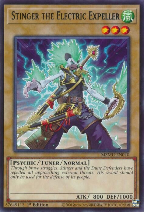 Image for Stinger the Electric Expeller (MZMU-EN040) - YuGiOh