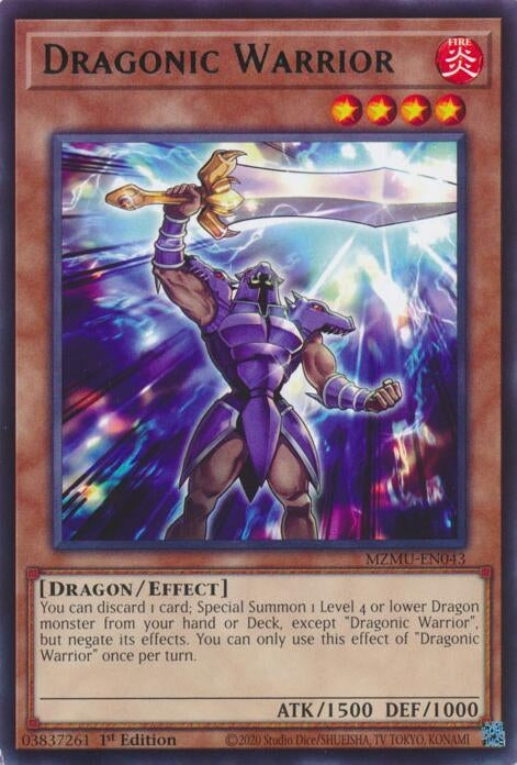 Image for Dragonic Warrior (MZMU-EN043) - YuGiOh