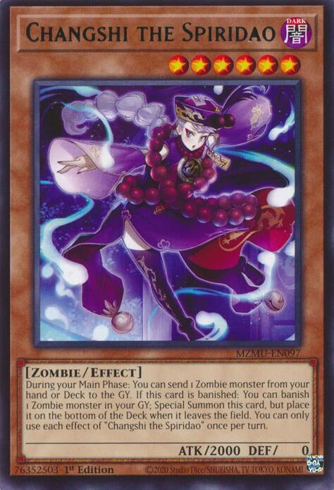 Image for Changshi the Spiridao (MZMU-EN097) - YuGiOh