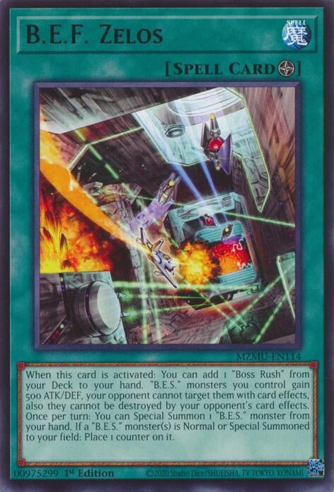 Image for B.E.F. Zelos (MZMU-EN114) - YuGiOh