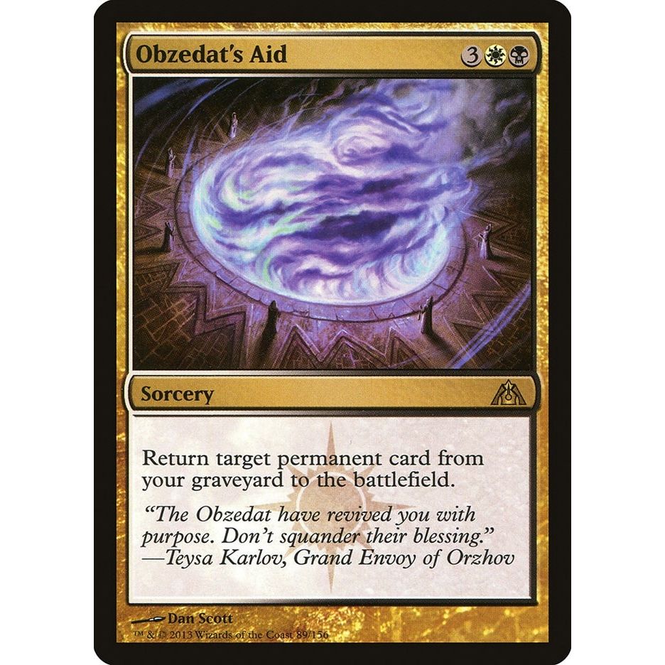Image for Obzedat's Aid (89) (DGM) - Magic: The Gathering