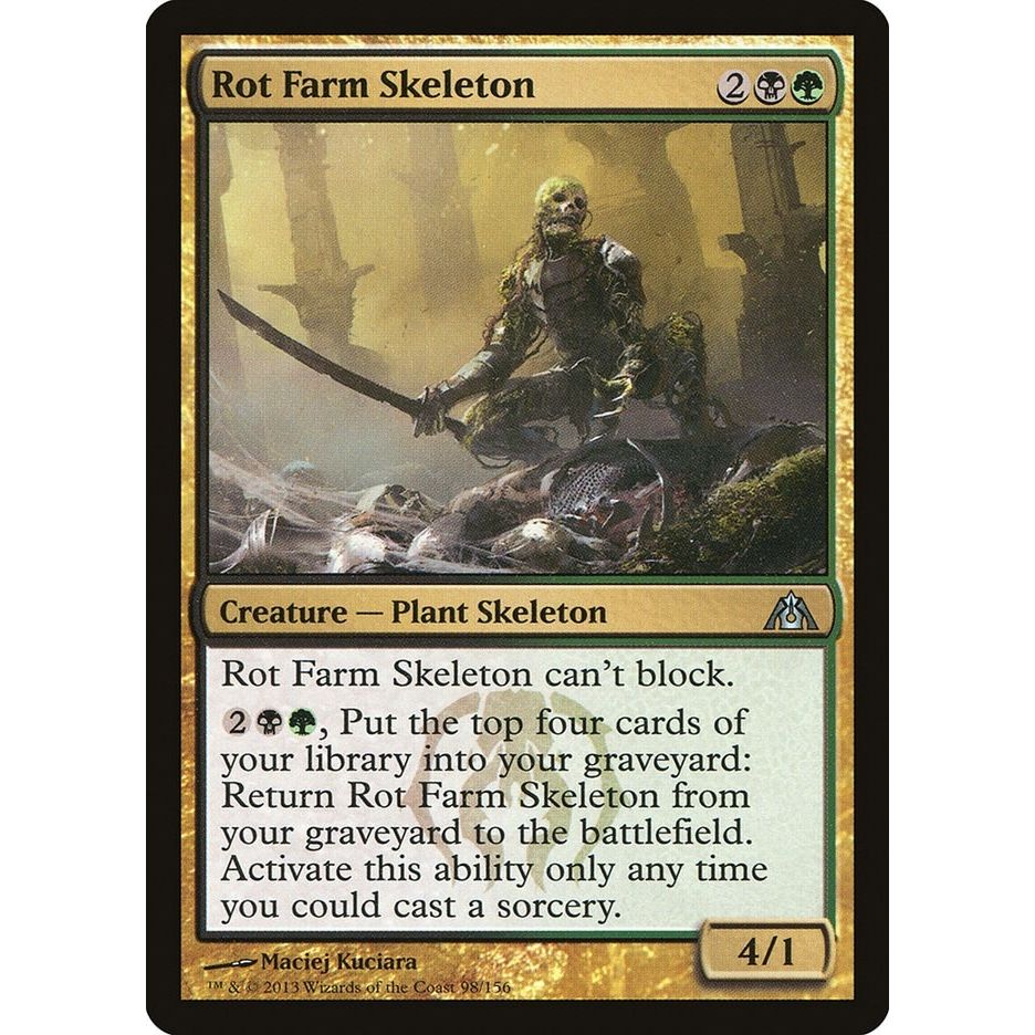 Image for Rot Farm Skeleton (98) (DGM) - Magic: The Gathering
