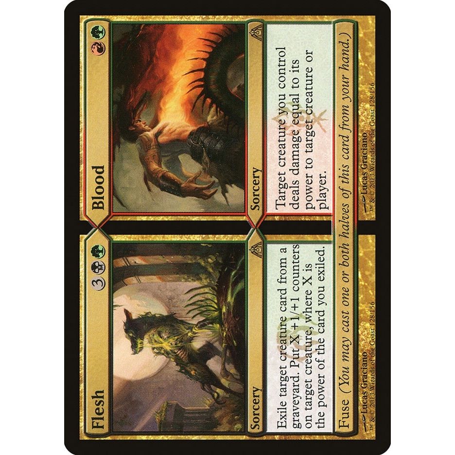 Image for Flesh // Blood (128) (DGM) - Magic: The Gathering