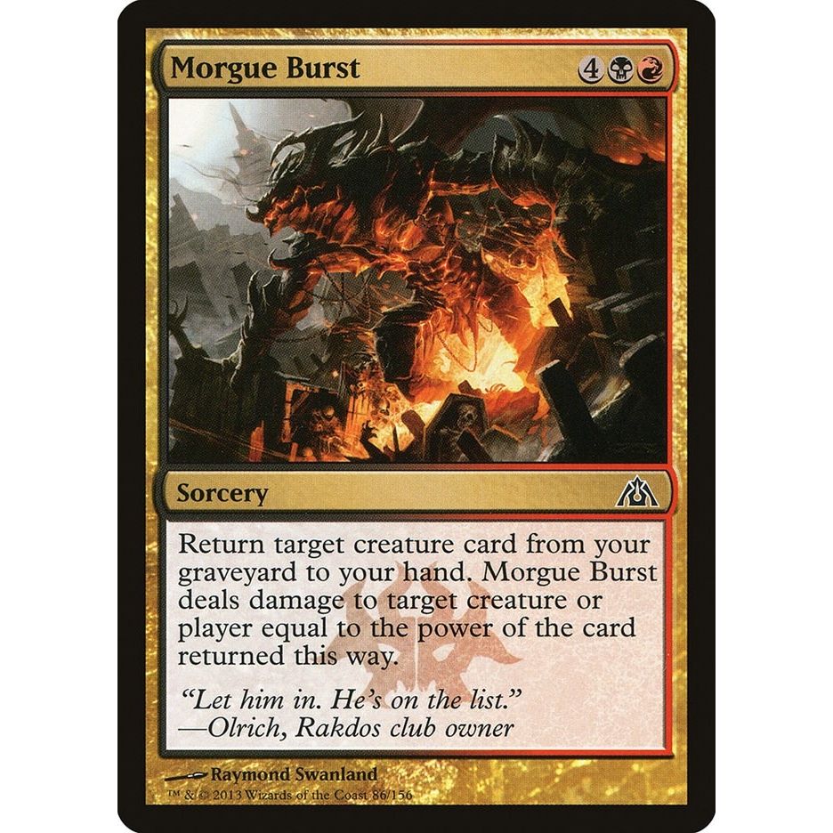 Image for Morgue Burst (86) (DGM) - Magic: The Gathering