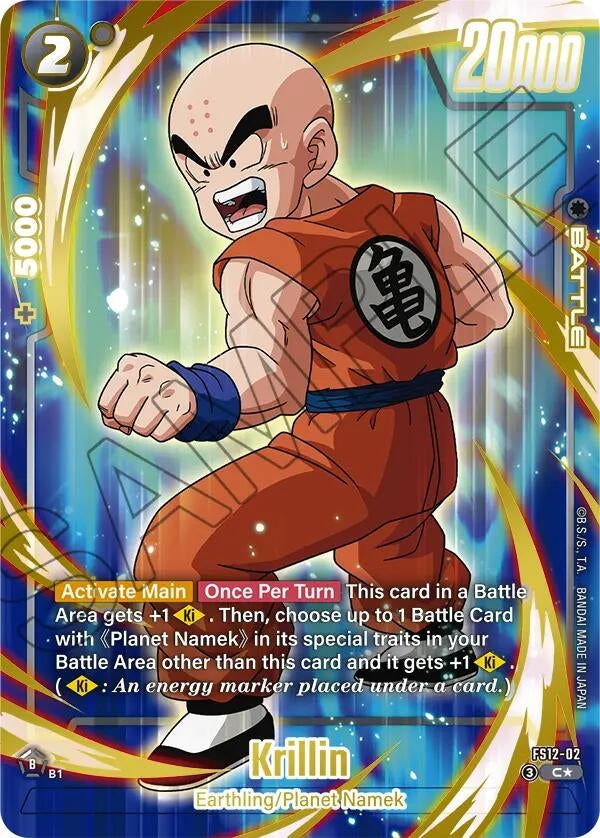 Image for Krillin - FS12-02 (Gold) (FS12-02) (FS12) - Dragon Ball Super: Fusion World