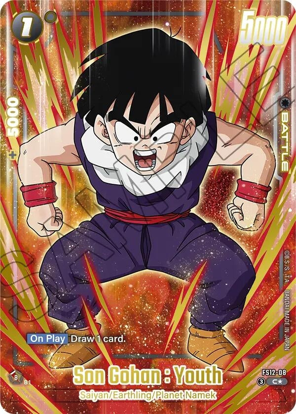 Image for Son Gohan : Youth - FS12-08 (Gold) (FS12-08) (FS12) - Dragon Ball Super: Fusion World