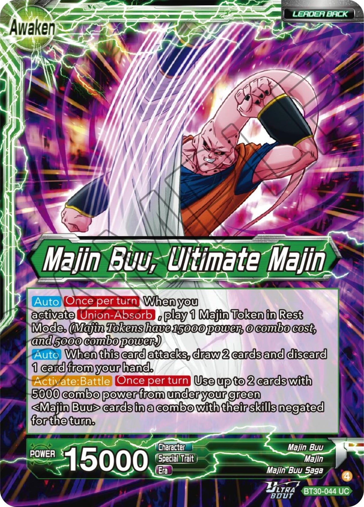 Image for Majin Buu // Majin Buu, Ultimate Majin (BT30-044) (BT30) - Dragon Ball Super: Masters