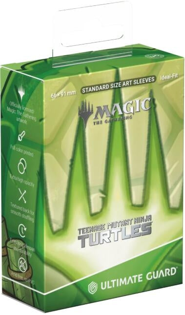 Image for Magic: The Gathering: Teenage Mutant Ninja Turtles Art Sleeves - Turtle Planeswalker Symbol (100-Pack) - Card Sleeves