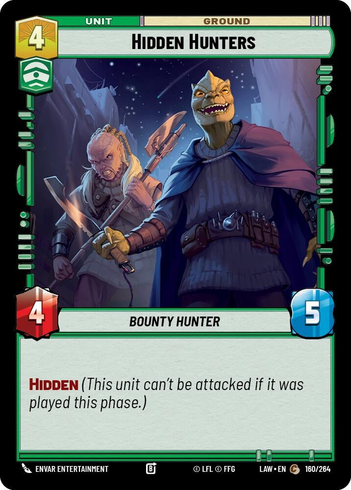 Image for Hidden Hunters (160/264) (LAW) - Star Wars: Unlimited