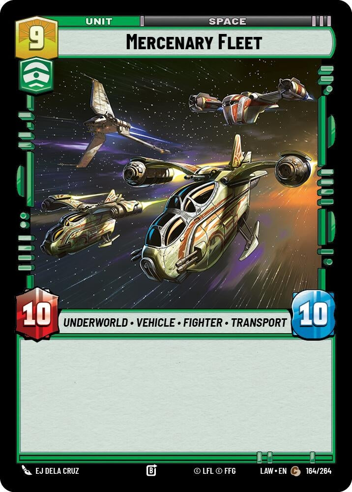 Image for Mercenary Fleet (164/264) (LAW) - Star Wars: Unlimited