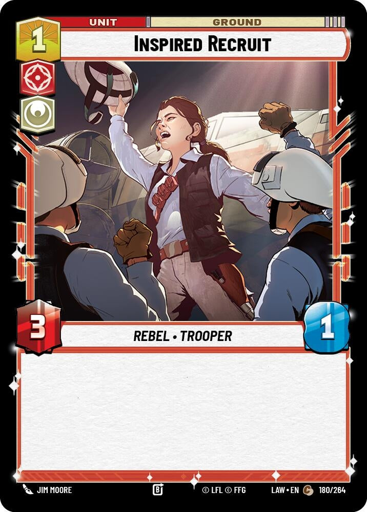Image for Inspired Recruit (180/264) (LAW) - Star Wars: Unlimited