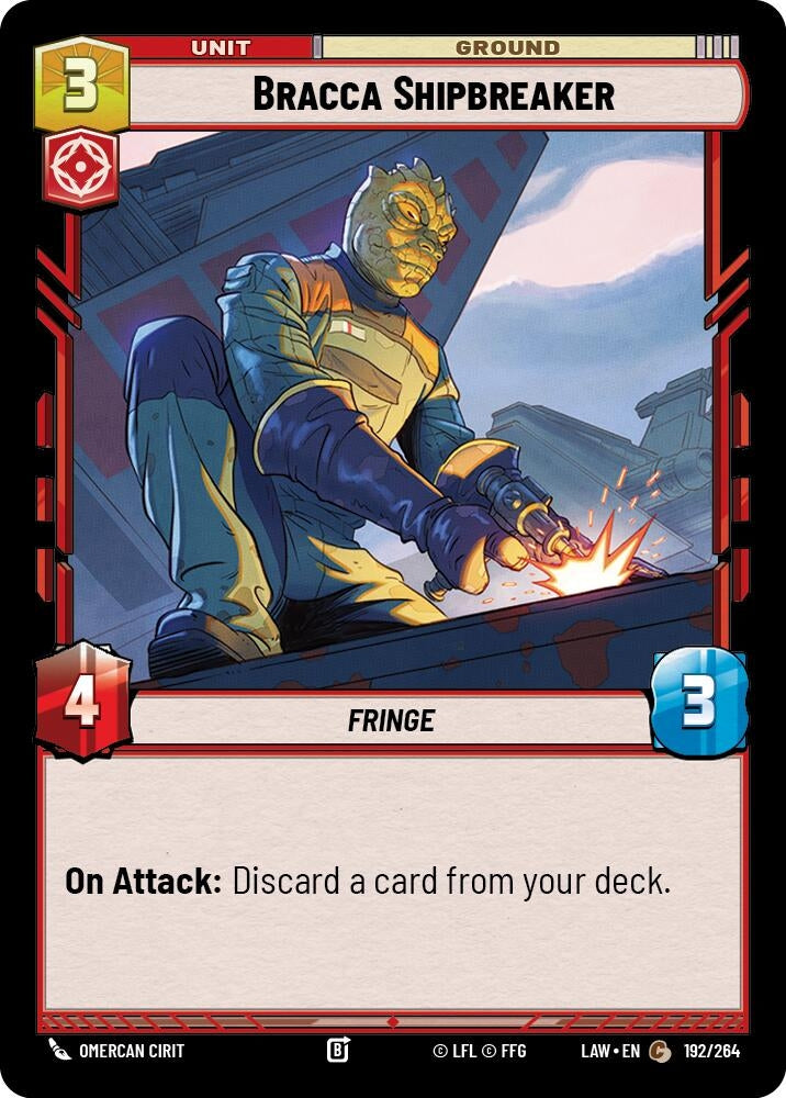 Image for Bracca Shipbreaker (192/264) (LAW) - Star Wars: Unlimited