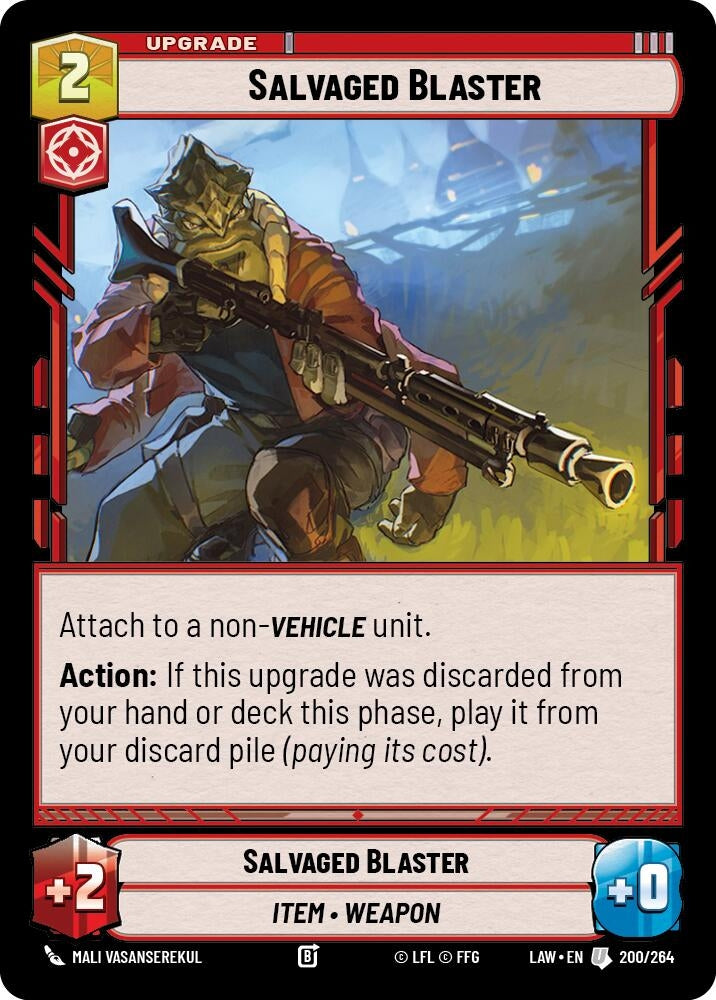 Image for Salvaged Blaster (200/264) (LAW) - Star Wars: Unlimited