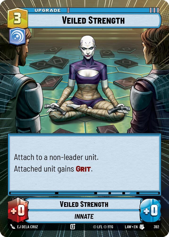 Image for Veiled Strength (Hyperspace) (392) (LAW) - Star Wars: Unlimited