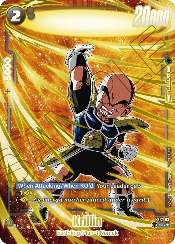 Image for Krillin - FS12-03 (Gold) (FS12-03) (FS12) - Dragon Ball Super: Fusion World