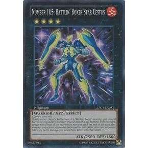 Image for Number 105: Battlin' Boxer Star Cestus (LTGY-EN051) (LTGY) - YuGiOh