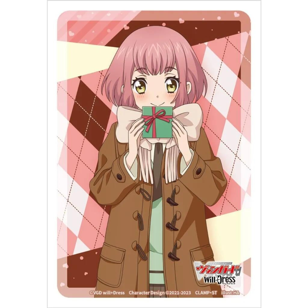 Image for Bushiroad Sleeve Collection Mini Vol.136: Cardfight!! Vanguard - "Urara Haneyama" Valentine's Day ver (70-Pack) - Card Sleeves