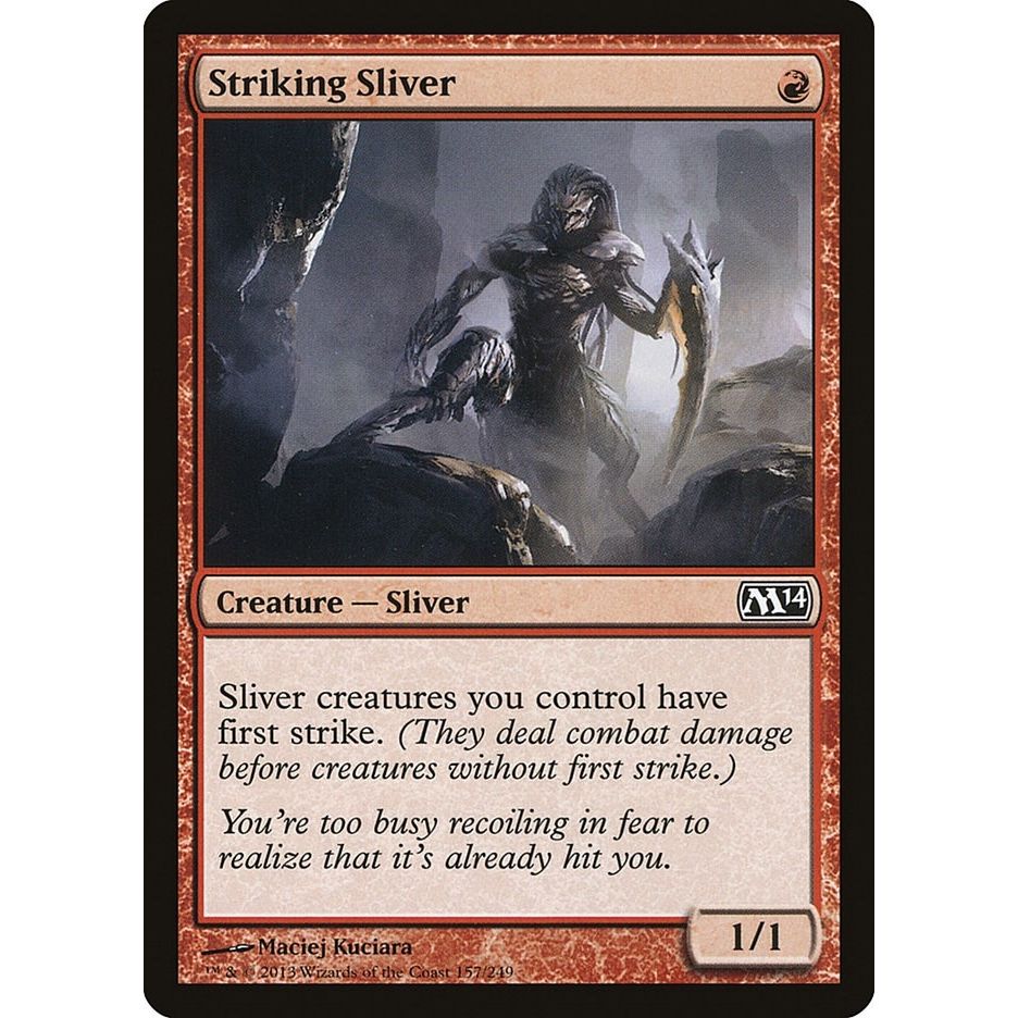 Image for Striking Sliver (157) (M14) - Magic: The Gathering