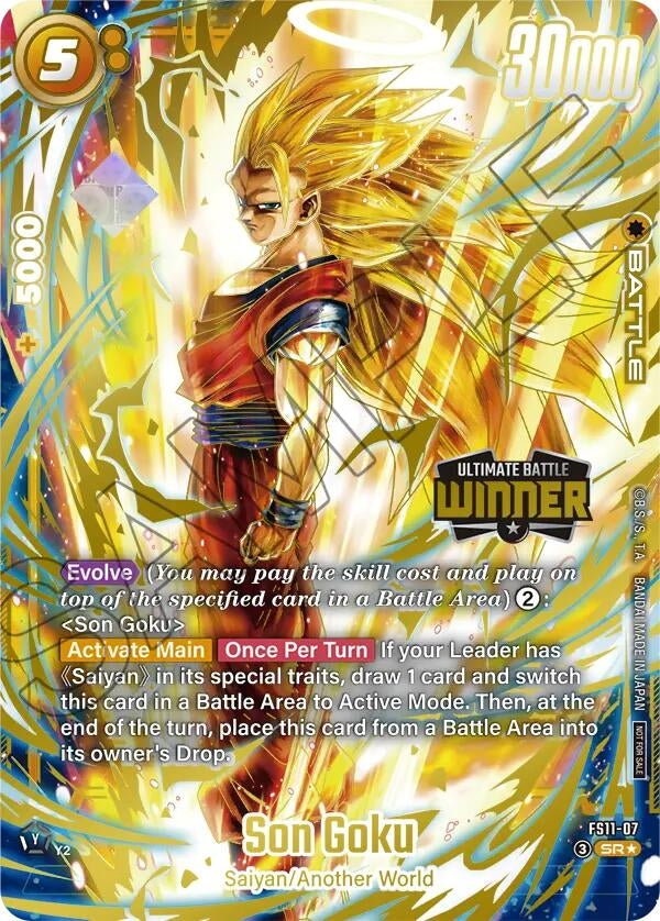 Image for Son Goku - FS11-07 (Ultimate Battle 2026 Vol.2 Winner) (FS11-07) (DBSFW_TPR) - Dragon Ball Super: Fusion World