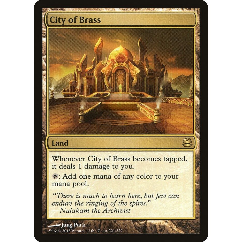 Image for City of Brass (221) (MMA) - Magic: The Gathering