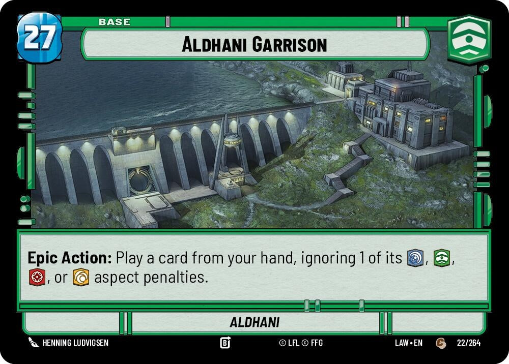 Image for Aldhani Garrison // Shield (22 // T03) (LAW) - Star Wars: Unlimited